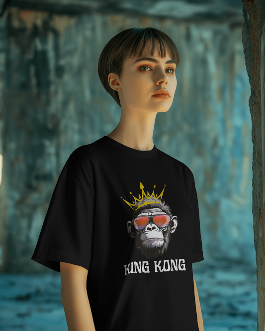 Hop Into Comfort OVERSIZED  – Energetic Bunny Tee