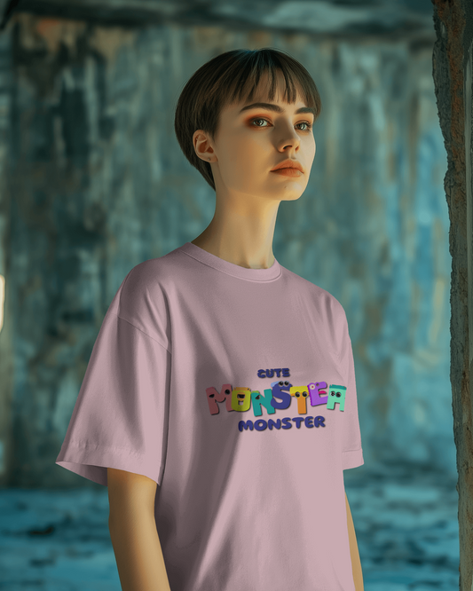 Cute Monster Energy in Oversized Comfort – Playful Tee