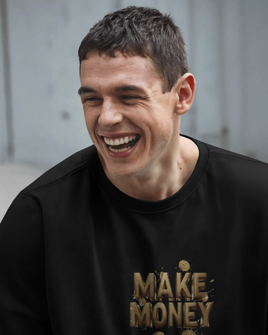 Oversized French Terry – MAKE MONEY Tee