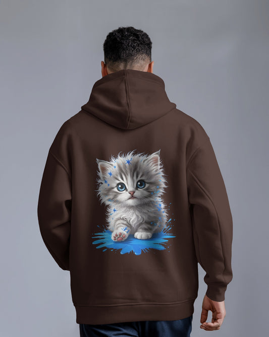 Oversized Hoodie – Black Eagle Lightning Edition