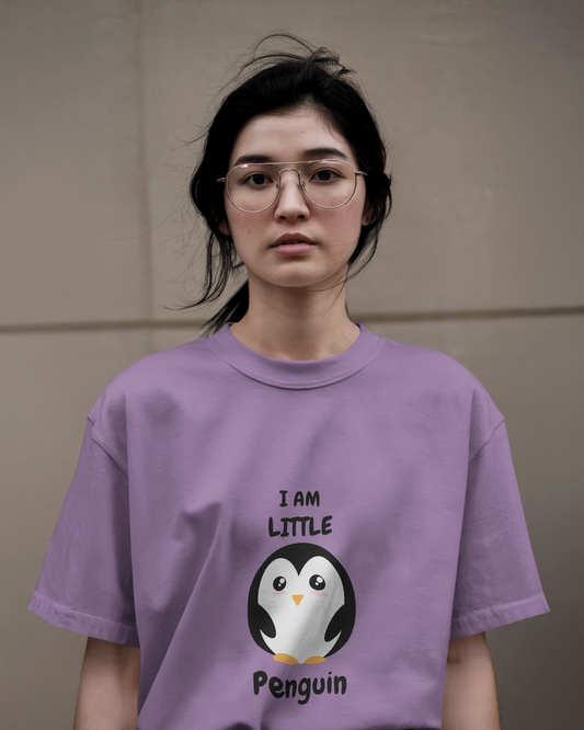 Ultra-Smooth Comfort – Premium Cotton Cute Penguin Tee