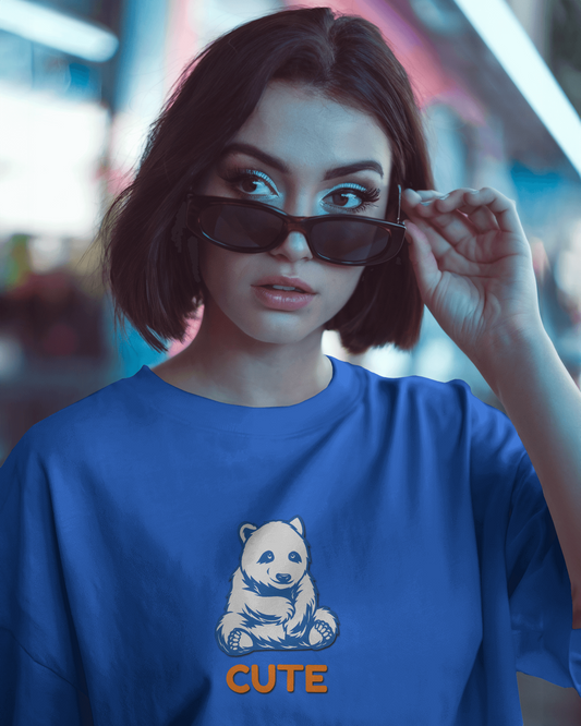 Cozy & Cute – Oversized Bear Cub Tee