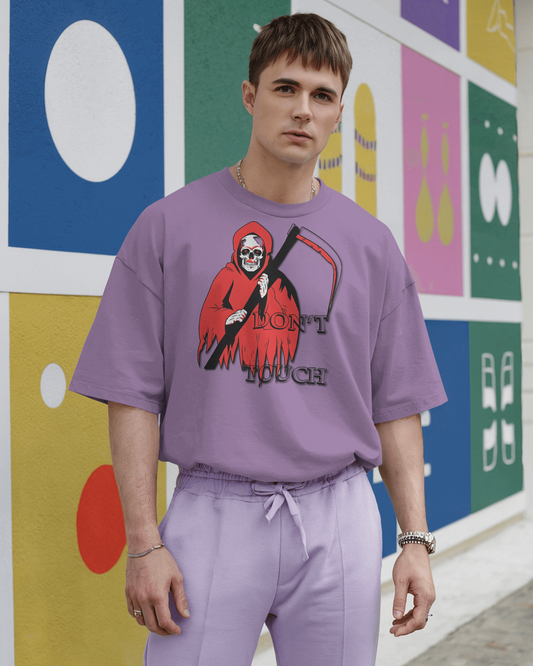 Fear the Reaper in Oversized Comfort – Shadow Cloak Tee