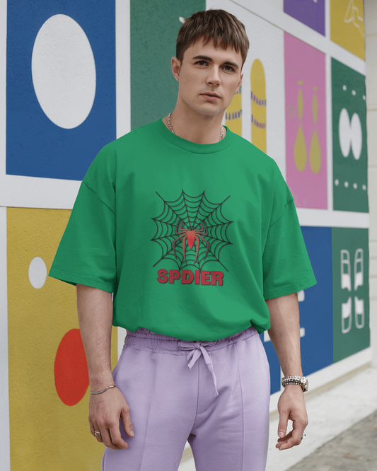 Spin Webs in Oversized Comfort – Bold Spider Tee