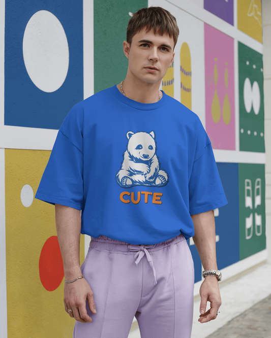 Cozy & Cute – Oversized Bear Cub Tee