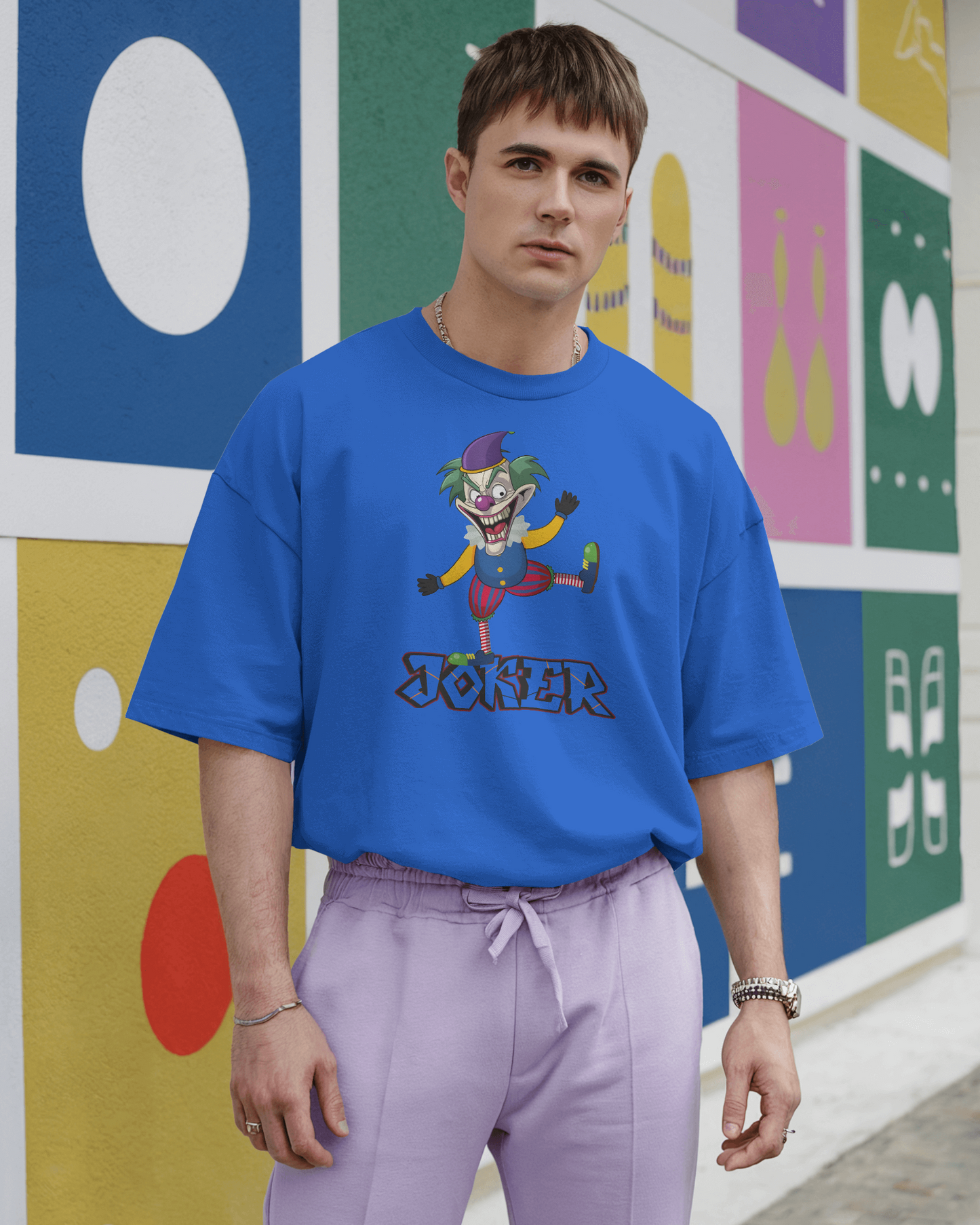 Unleash Your Inner Joker in Oversized Comfort – Joker Tee
