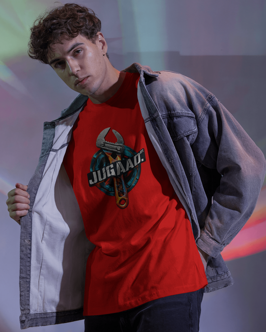 Earth & Thread | JUGAAD. 100% Cotton Regular Fit T-Shirt - Premium Ingenuity Graphic Tee