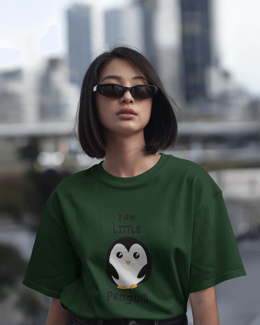 Ultra-Smooth Comfort – Premium Cotton Cute Penguin Tee