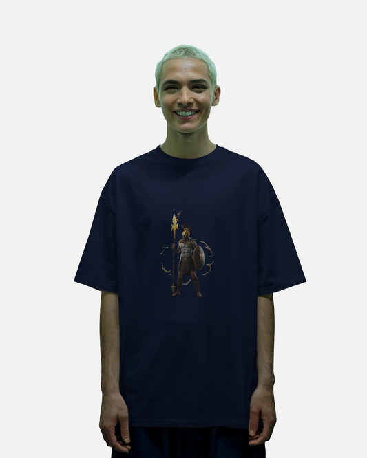Oversized French Terry – Warrior’s Flame Tee