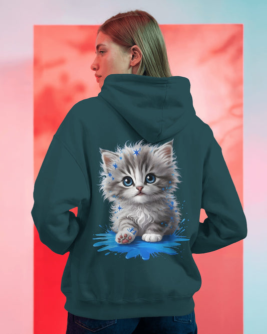Oversized Hoodie – Black Eagle Lightning Edition