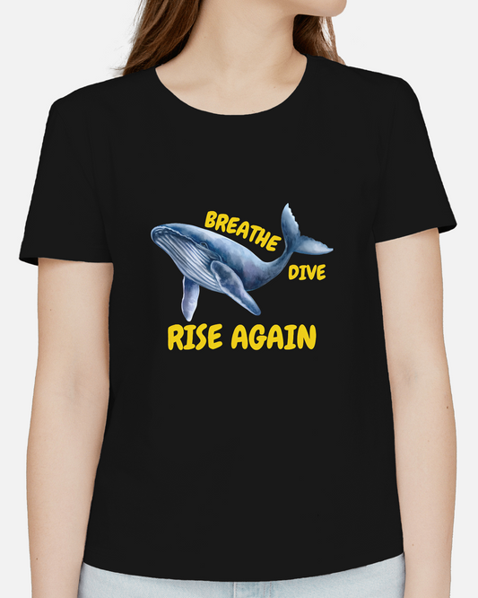 Dive into Ultimate Comfort – Ultra-Smooth Whale Tee