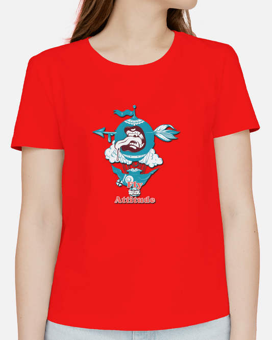 Earth & Thread | Attitude 100% Cotton Regular Fit T-Shirt - Premium 180 GSM Bold Expressive Graphic Tee
