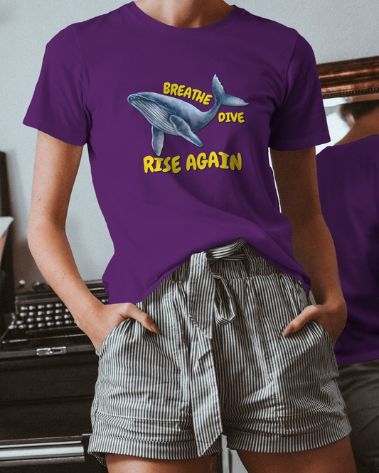 Dive into Ultimate Comfort – Ultra-Smooth Whale Tee