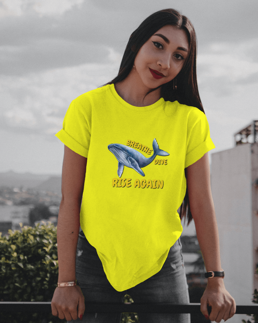 Dive into Ultimate Comfort – Ultra-Smooth Whale Tee