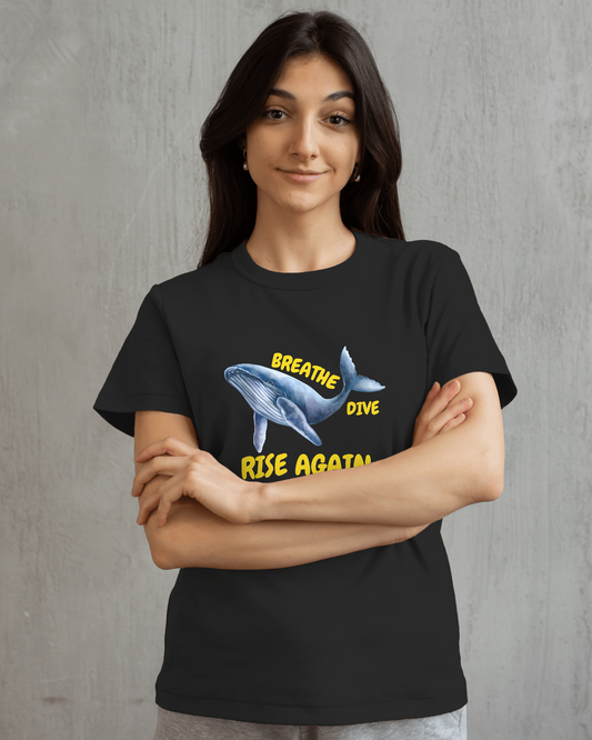 Dive into Ultimate Comfort – Ultra-Smooth Whale Tee