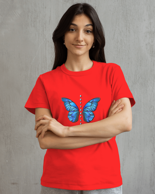 Grace in Motion – Ultra-Smooth Butterfly Tee