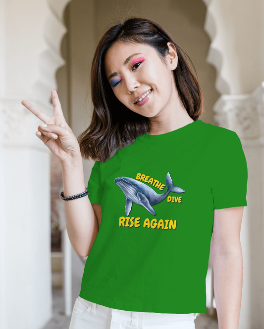 Dive into Ultimate Comfort – Ultra-Smooth Whale Tee