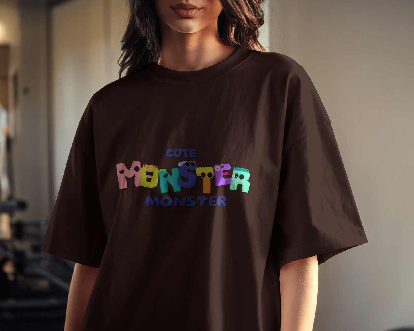 Cute Monster Energy in Oversized Comfort – Playful Tee