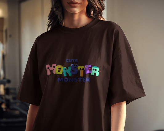 Cute Monster Energy in Oversized Comfort – Playful Tee