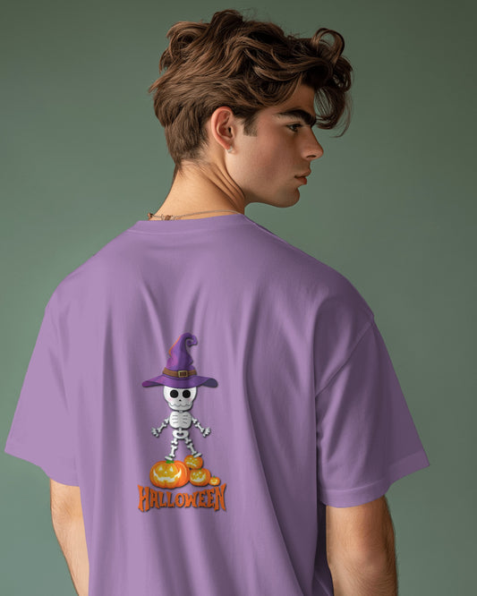 Spooky Chic in Ultra-Smooth Comfort – Halloween Skeleton Tee