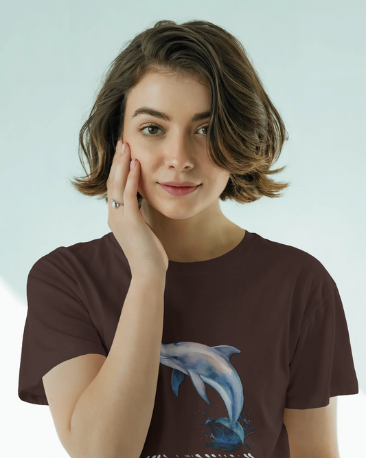 Glide into Comfort – Ultra-Smooth Dolphin Tee