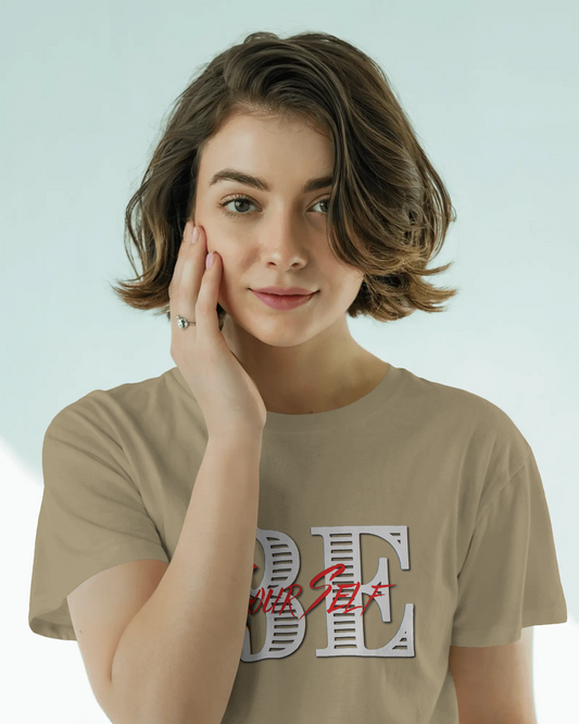 Earth & Thread | BE BOLD 100% Cotton Regular Fit T-Shirt - Premium 180 GSM Motivational Graphic Tee