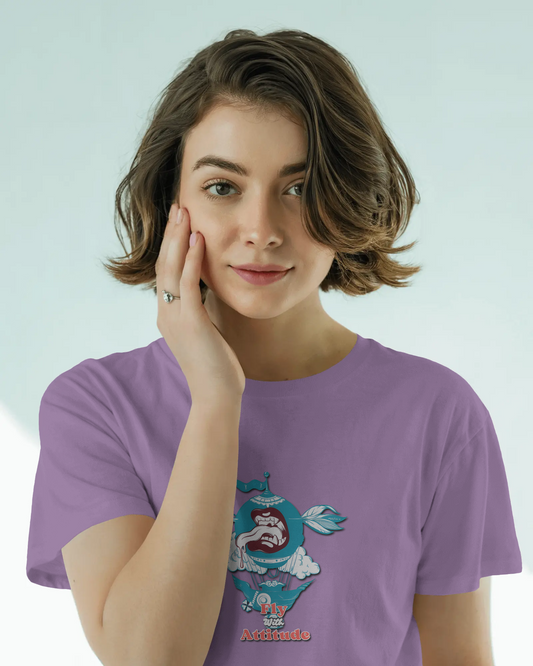 Earth & Thread | Attitude 100% Cotton Regular Fit T-Shirt - Premium 180 GSM Bold Expressive Graphic Tee